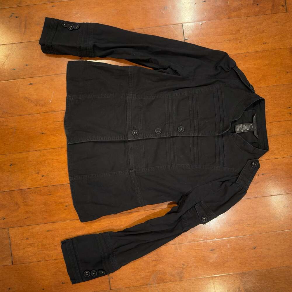 Marc by Marc Jacobs Women's Black Cotton Military Utility Jacket